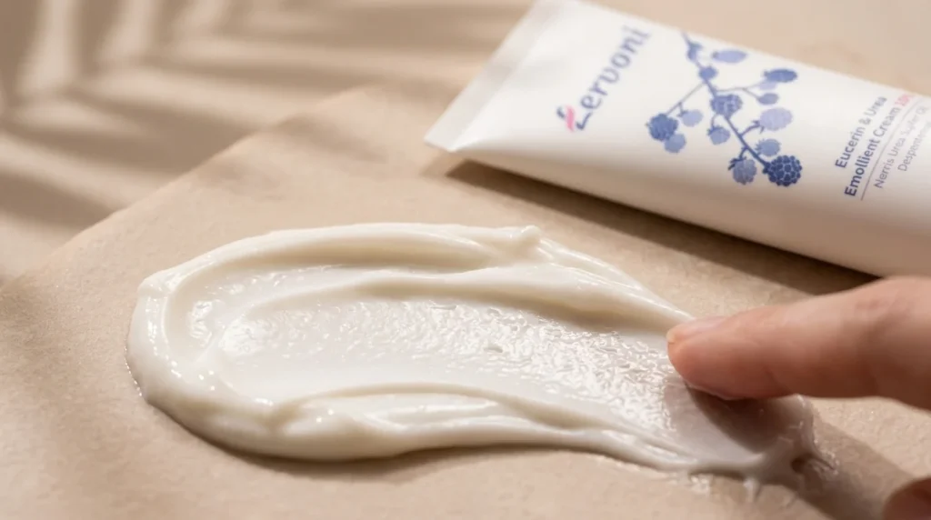 Spreading_foot_and_body_cream